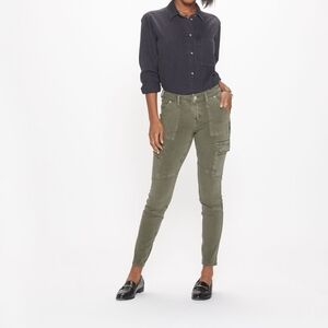 Silver Jeans Skinny Cargo low Rise Jeans Pants Olive Size  W32 L37 Tall NWT